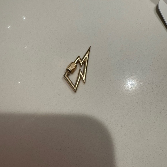 Gold Lightning Bolt Lock - Picture 2 of 6